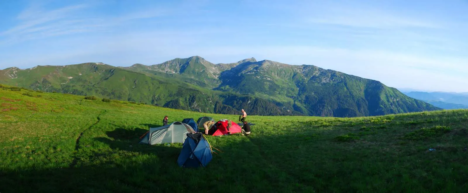 Sátorozás a Radnai-havasokban